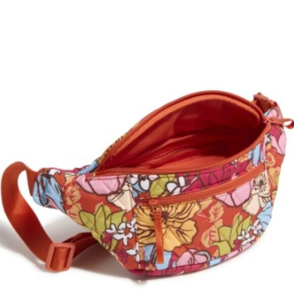 Vera Bradley Handbags - Vera Bradley Large Belt Bag in Midday Garden NWT